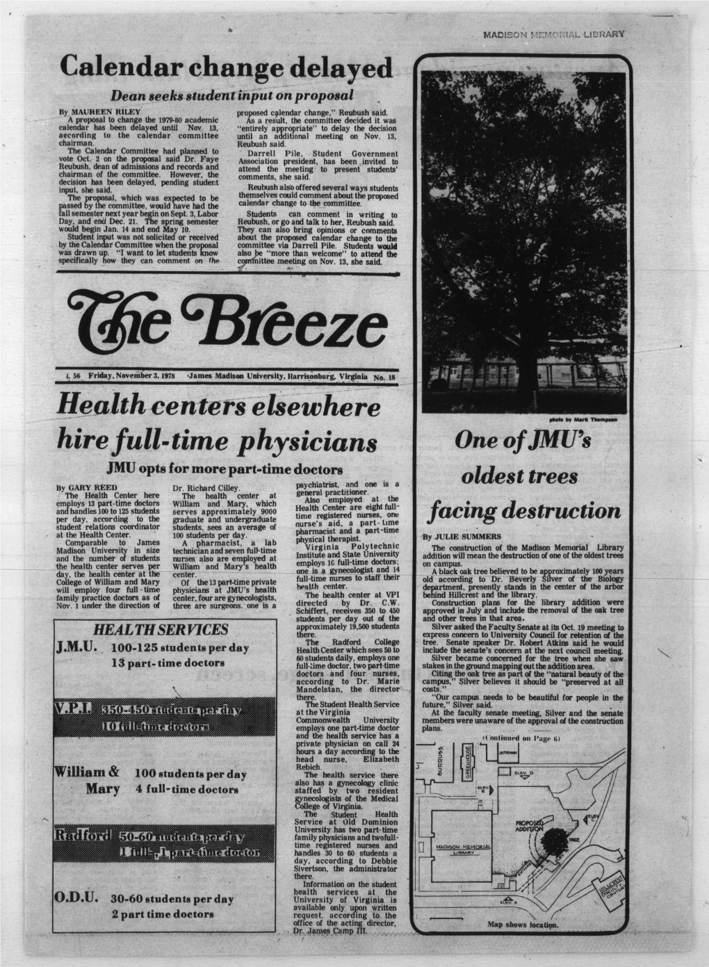 November 3, 1978 the BREEZE Anestos: Presidency Was a 'Playful Little Thing' By
