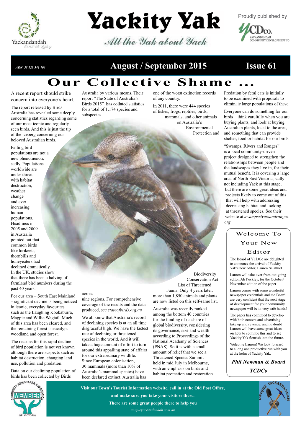 Issue 61 Our Collective Shame