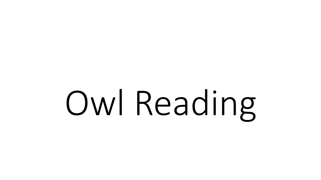 Owl Pellet Reading