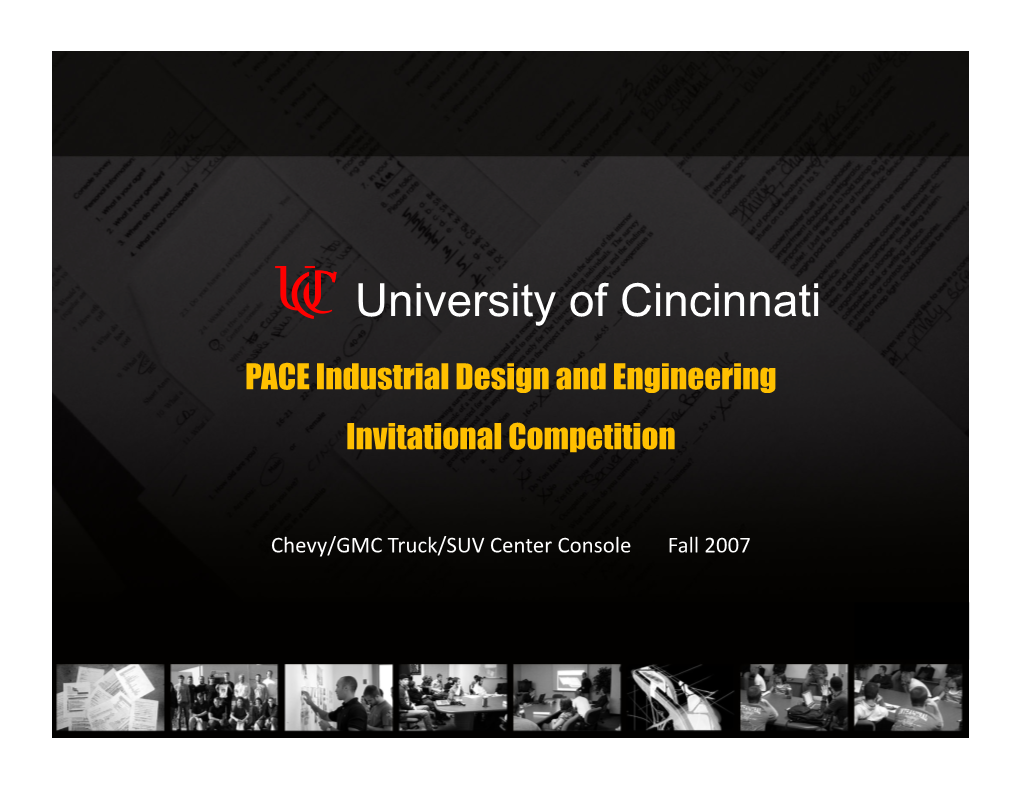 PACE Industrial Design and Engineering Invitational Competition