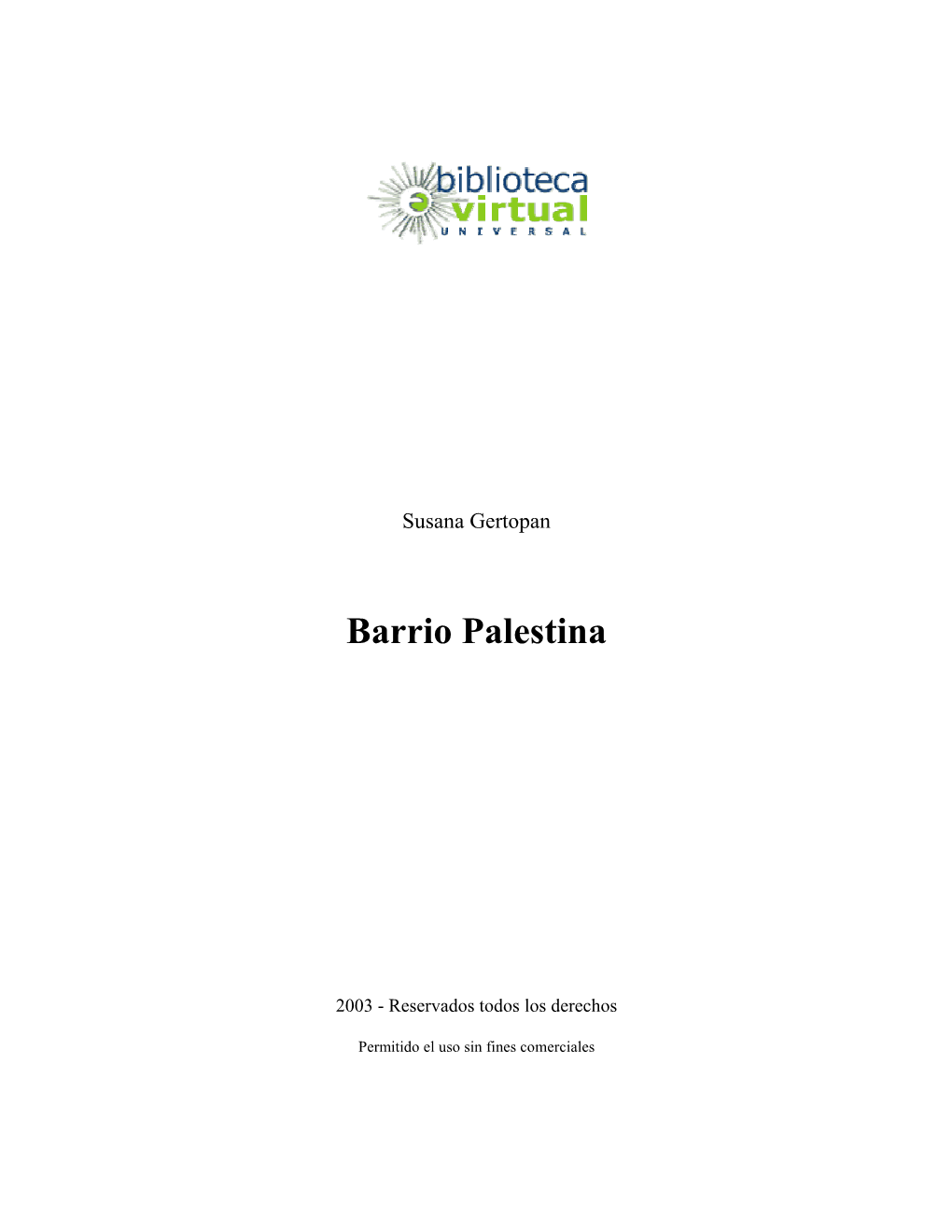 Barrio Palestina