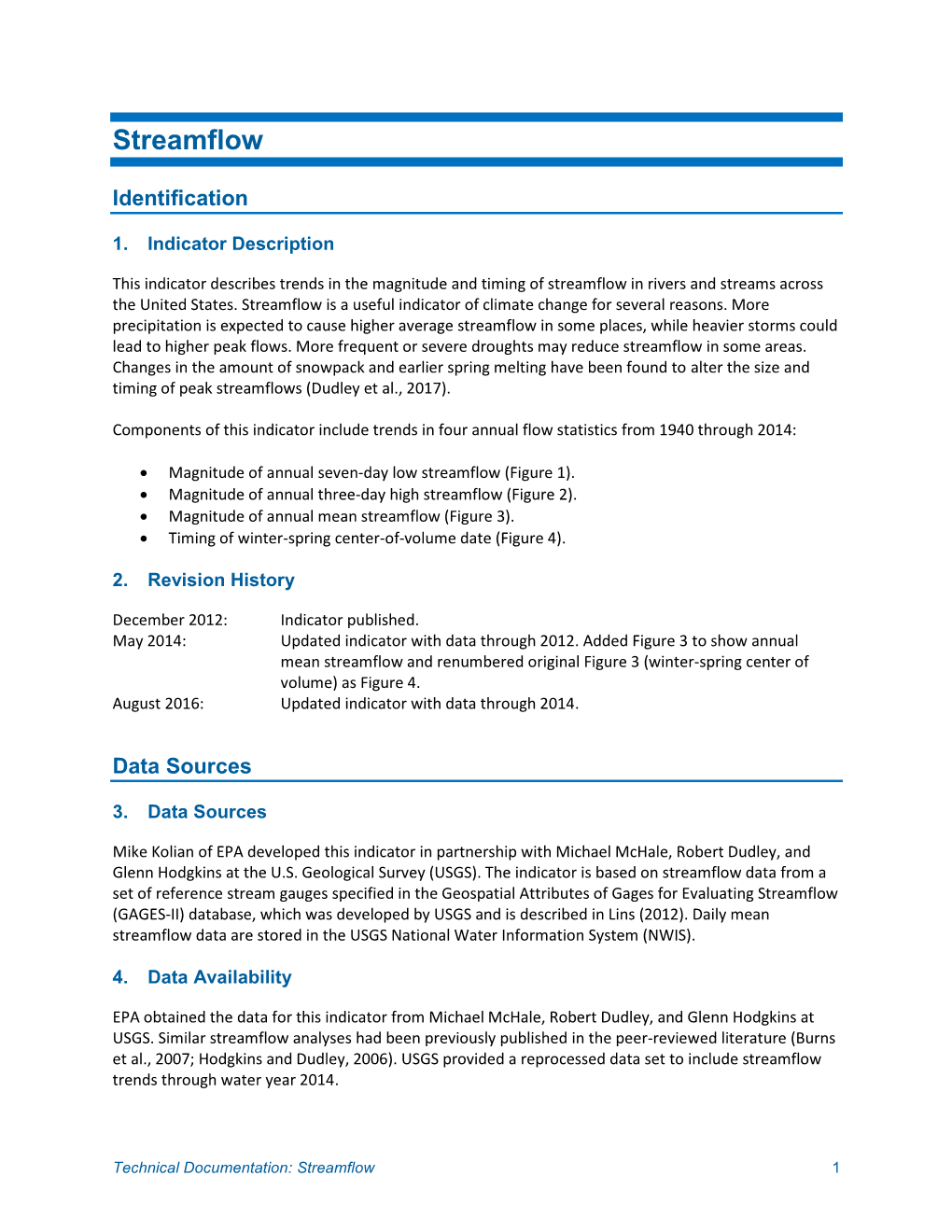 Technical Documentation: Streamflow