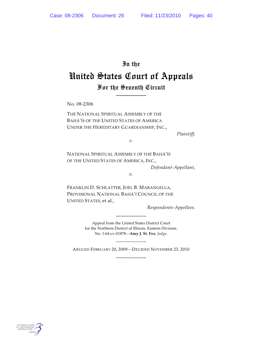 United States Court of Appeals for the Seventh Circuit