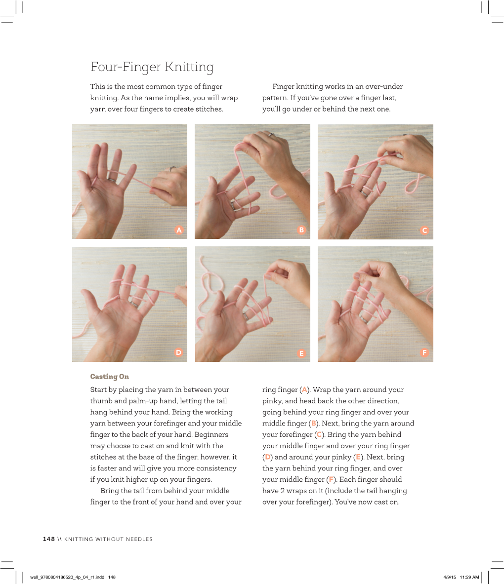 Four-Finger Knitting