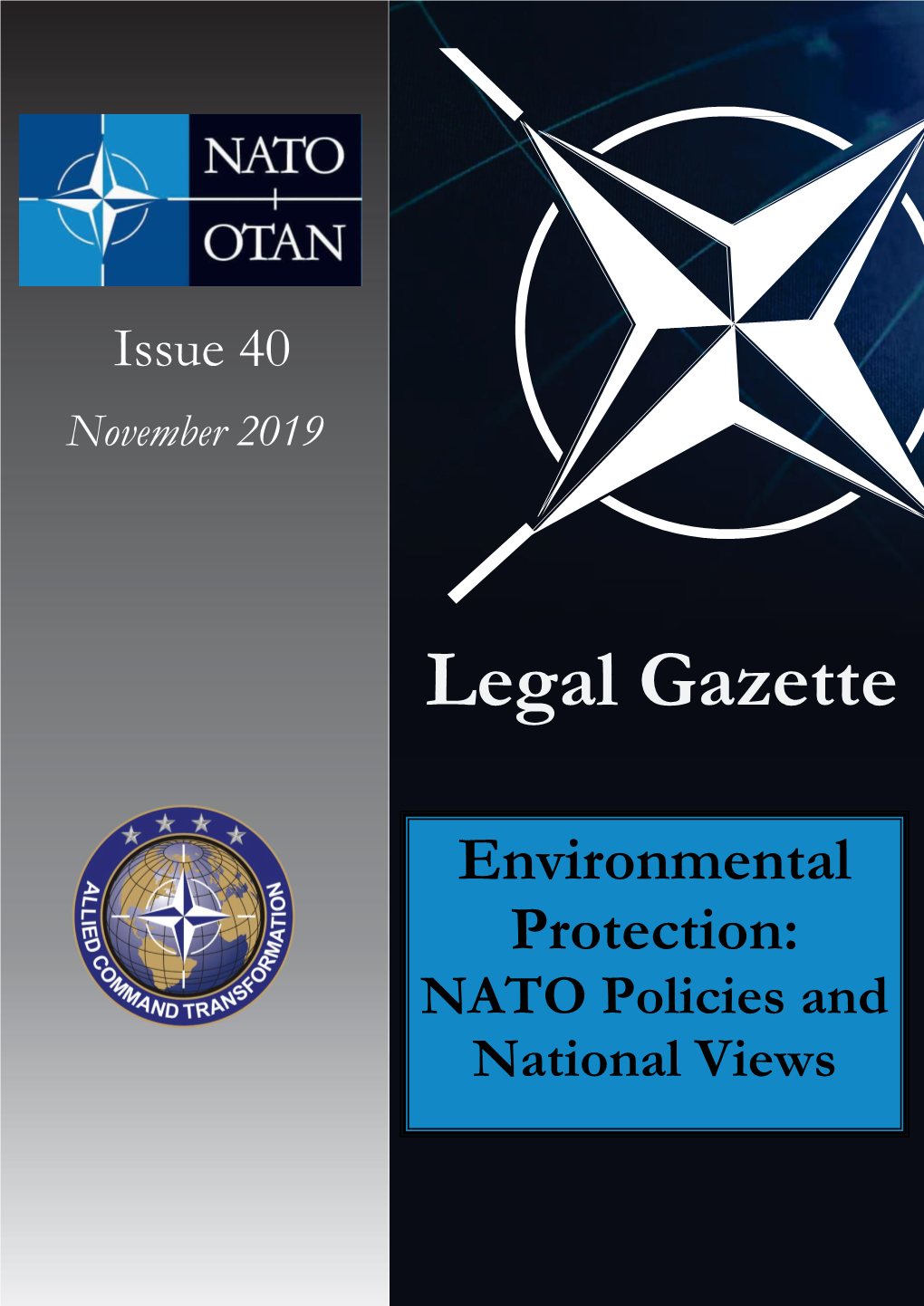 NATO Legal Gazette Issue 40