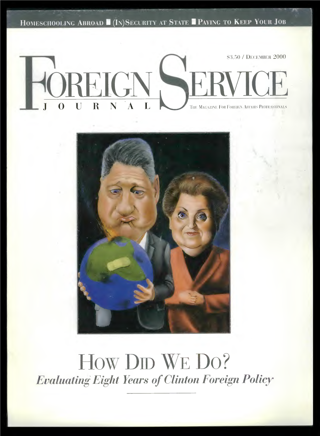 The Foreign Service Journal, December 2000