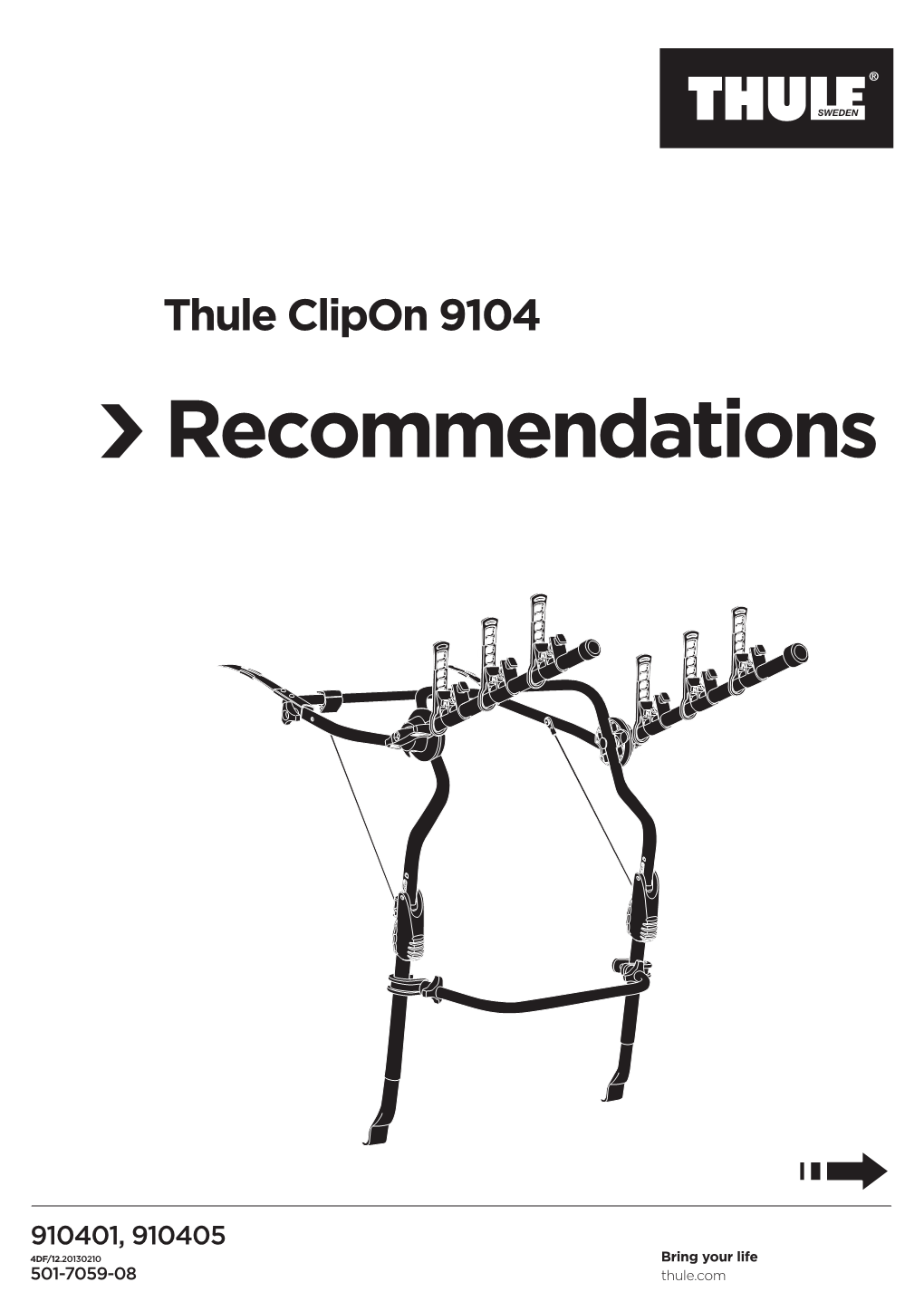 Thule Clipon 9104 Recommendations