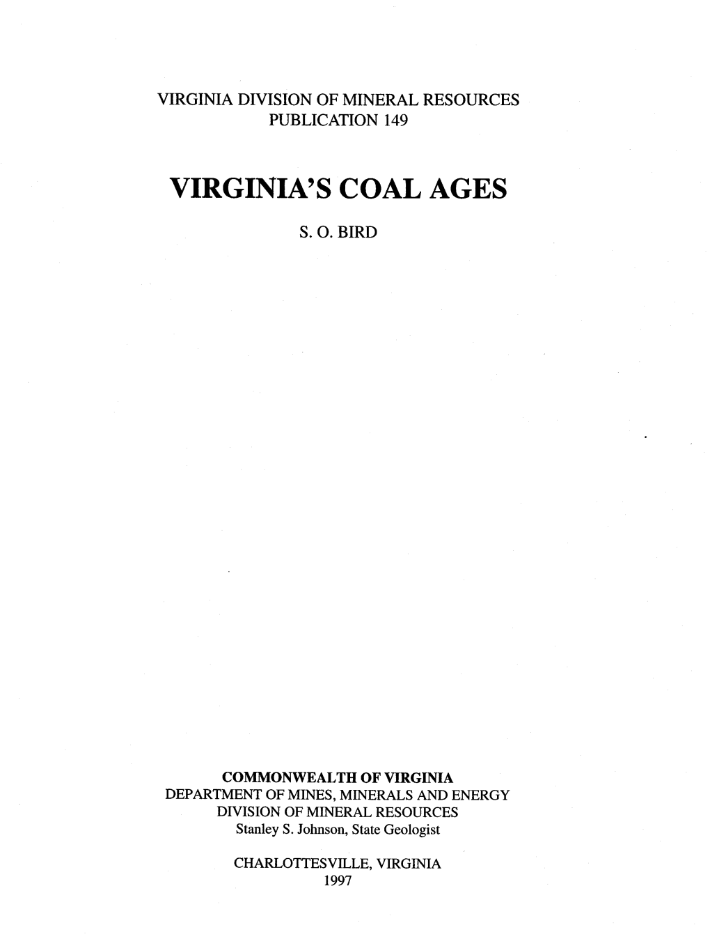 Virginia's Coal Ages