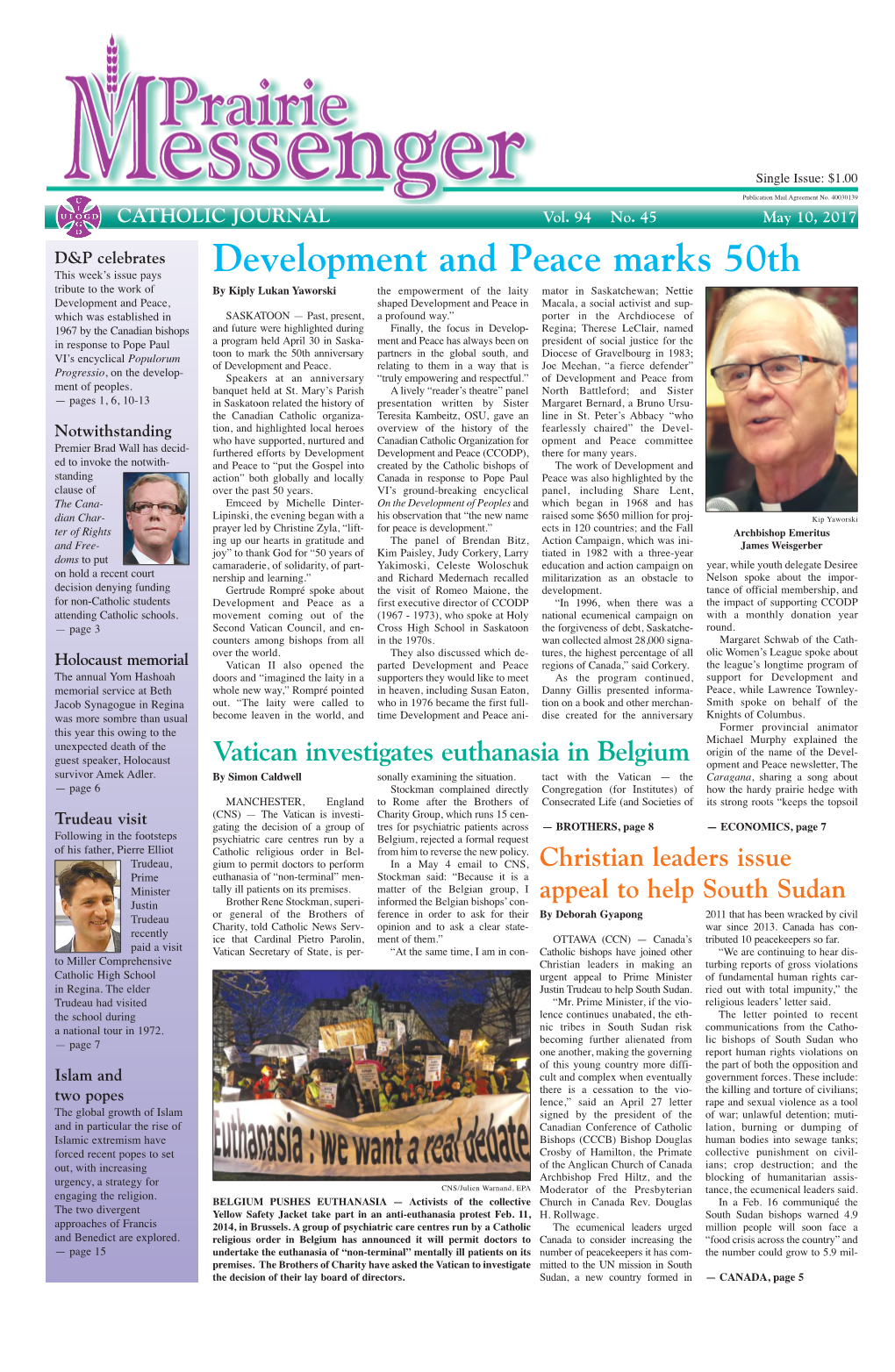 Development and Peace Marks 50Th