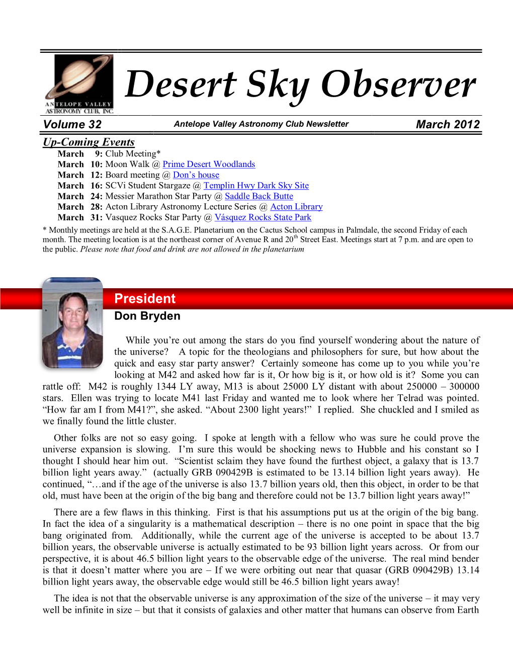 The Desert Sky Observer