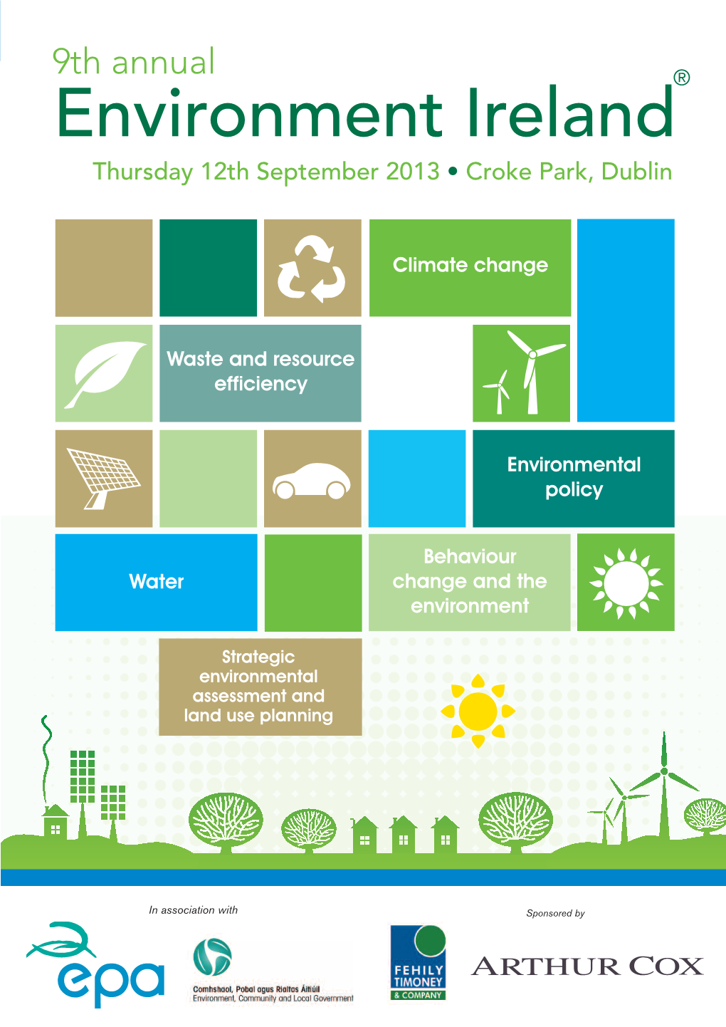 Environment Ireland Thursday 12Th September 2013 • Croke Park, Dublin