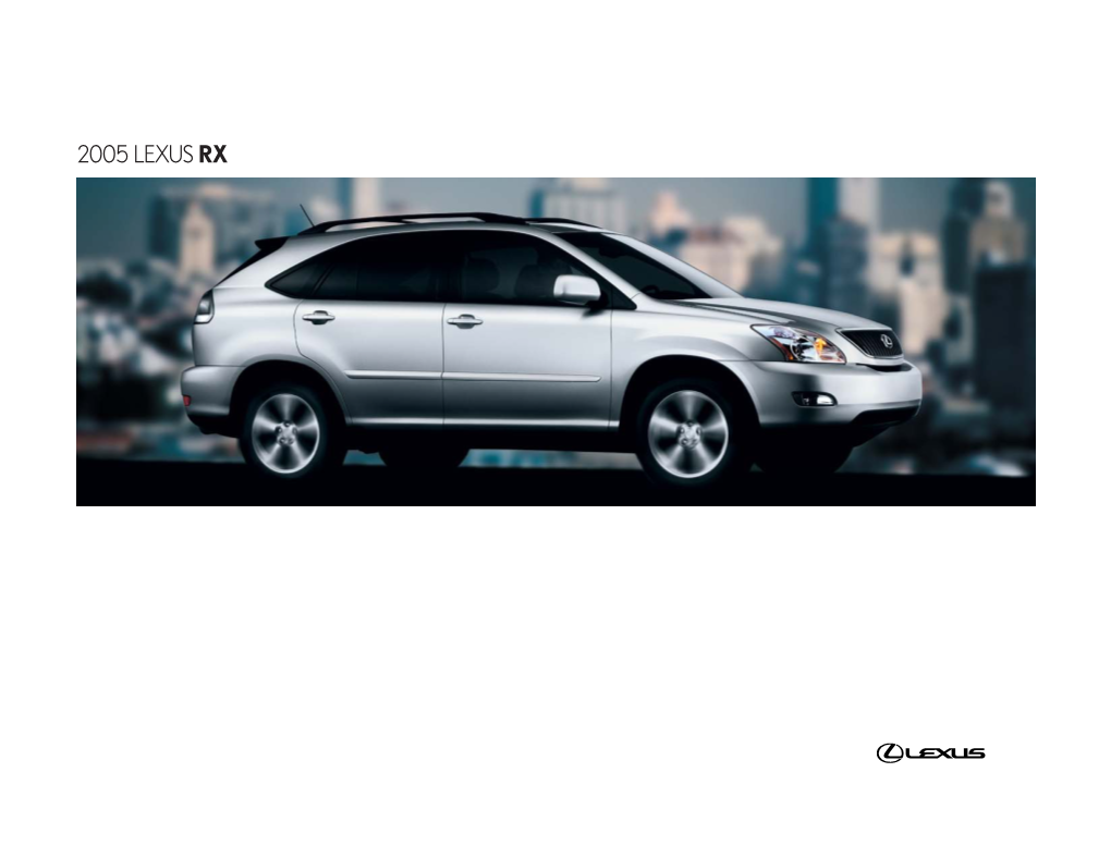 2005 LEXUS RX 2005 LEXUS RX Performance