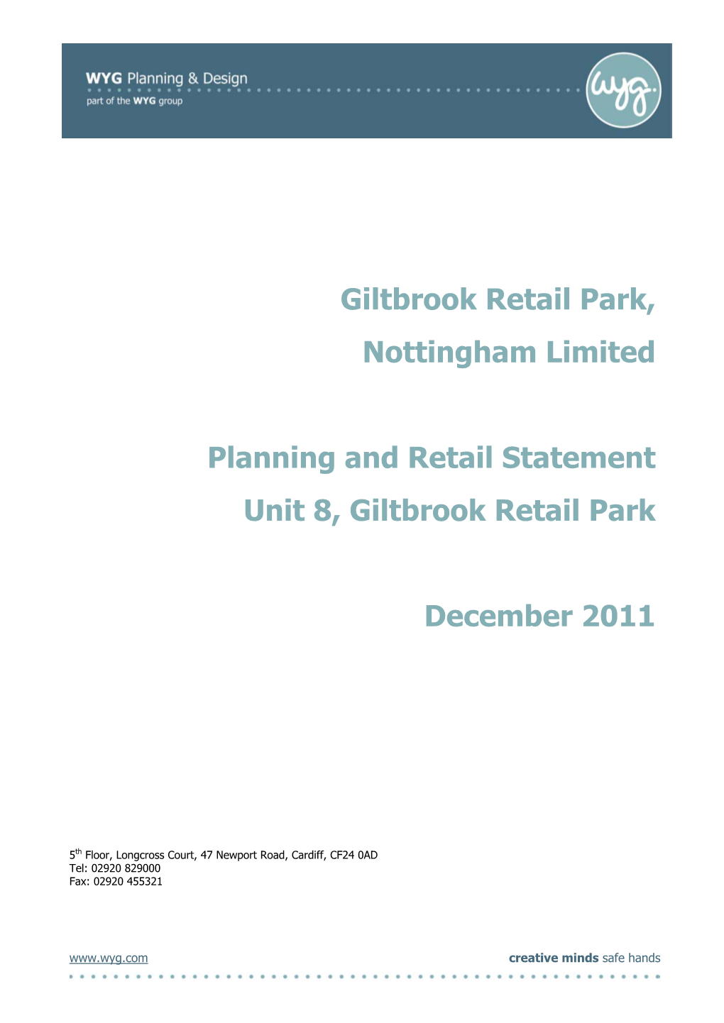 Giltbrook Retail Park, Nottingham Limited Planning and Retail