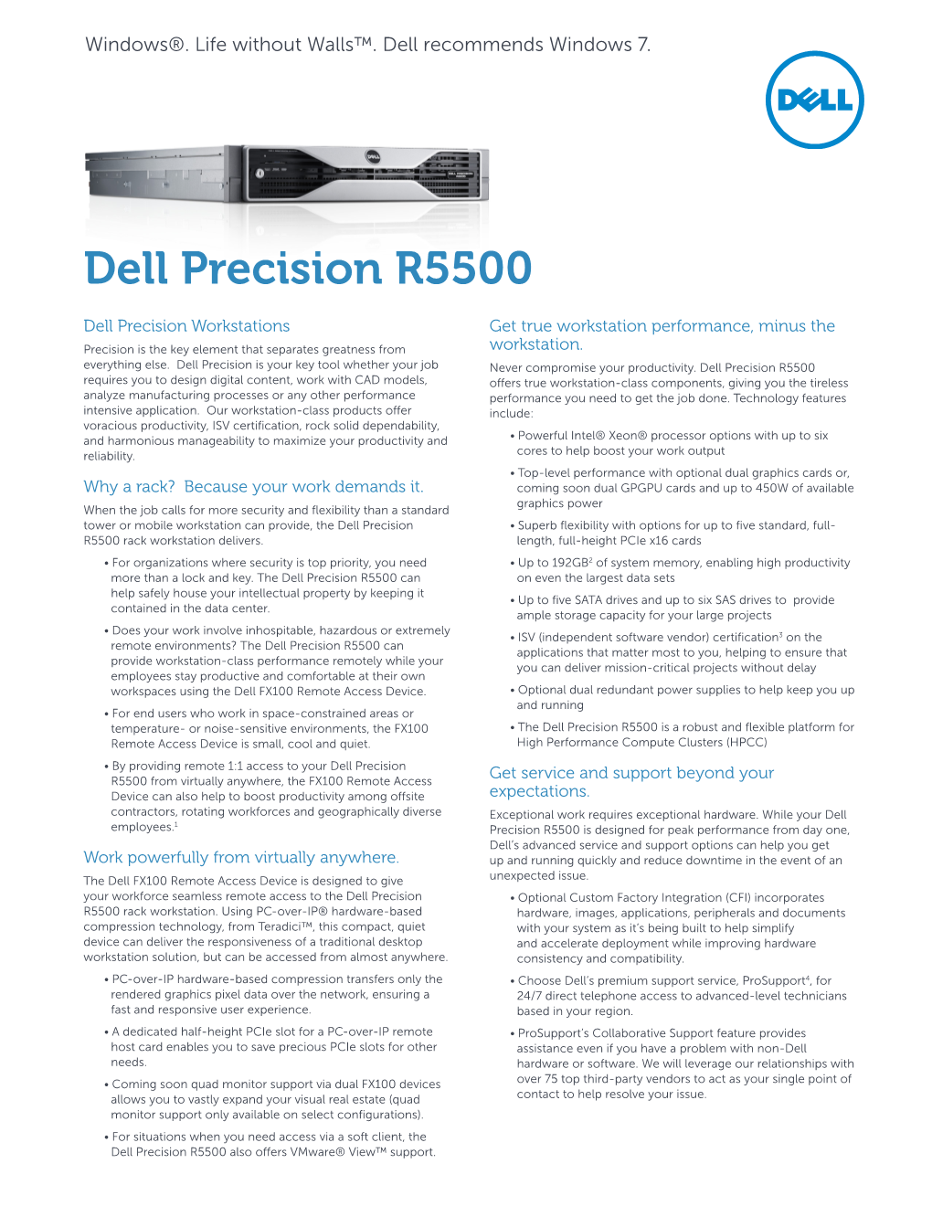 Dell Precision R5500