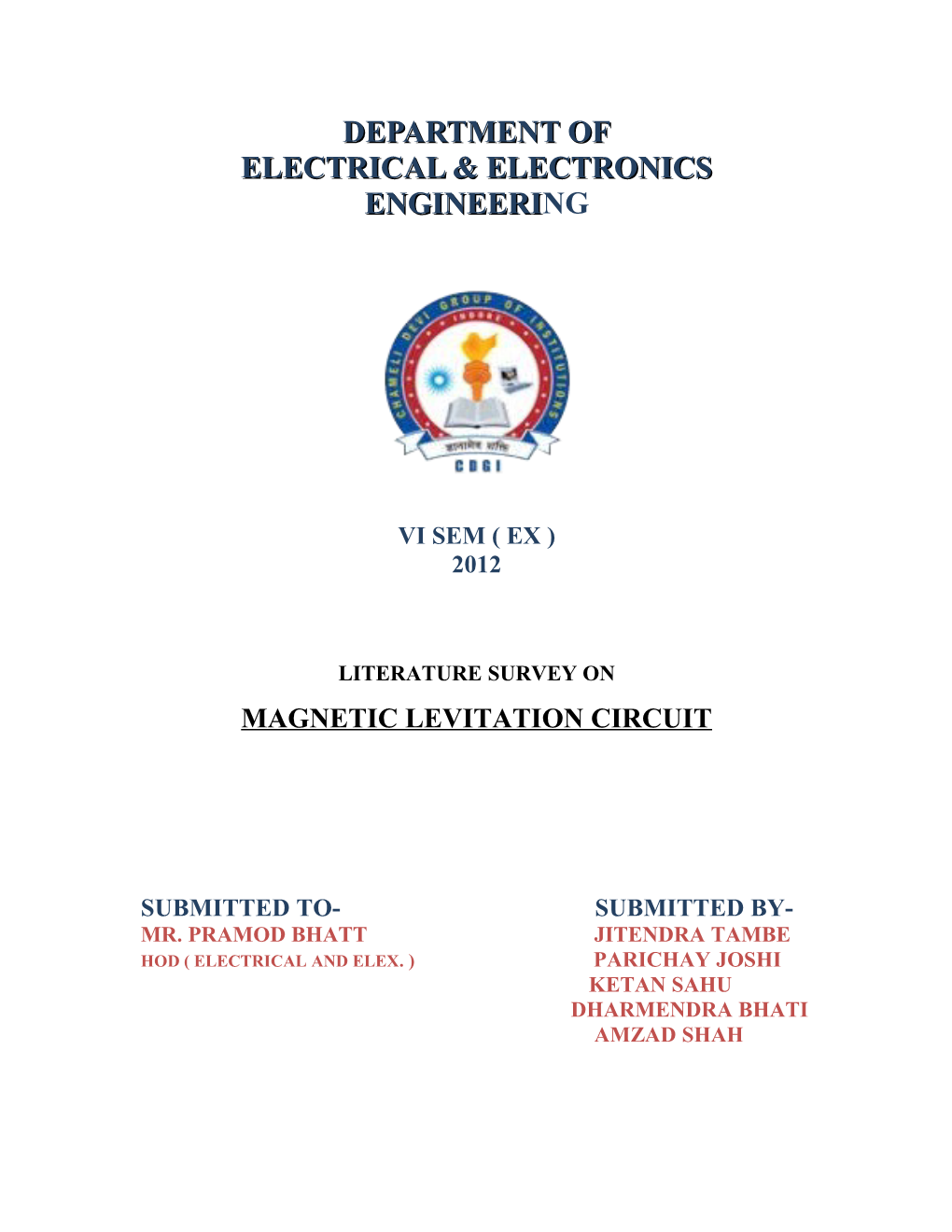 Electrical & Electronics