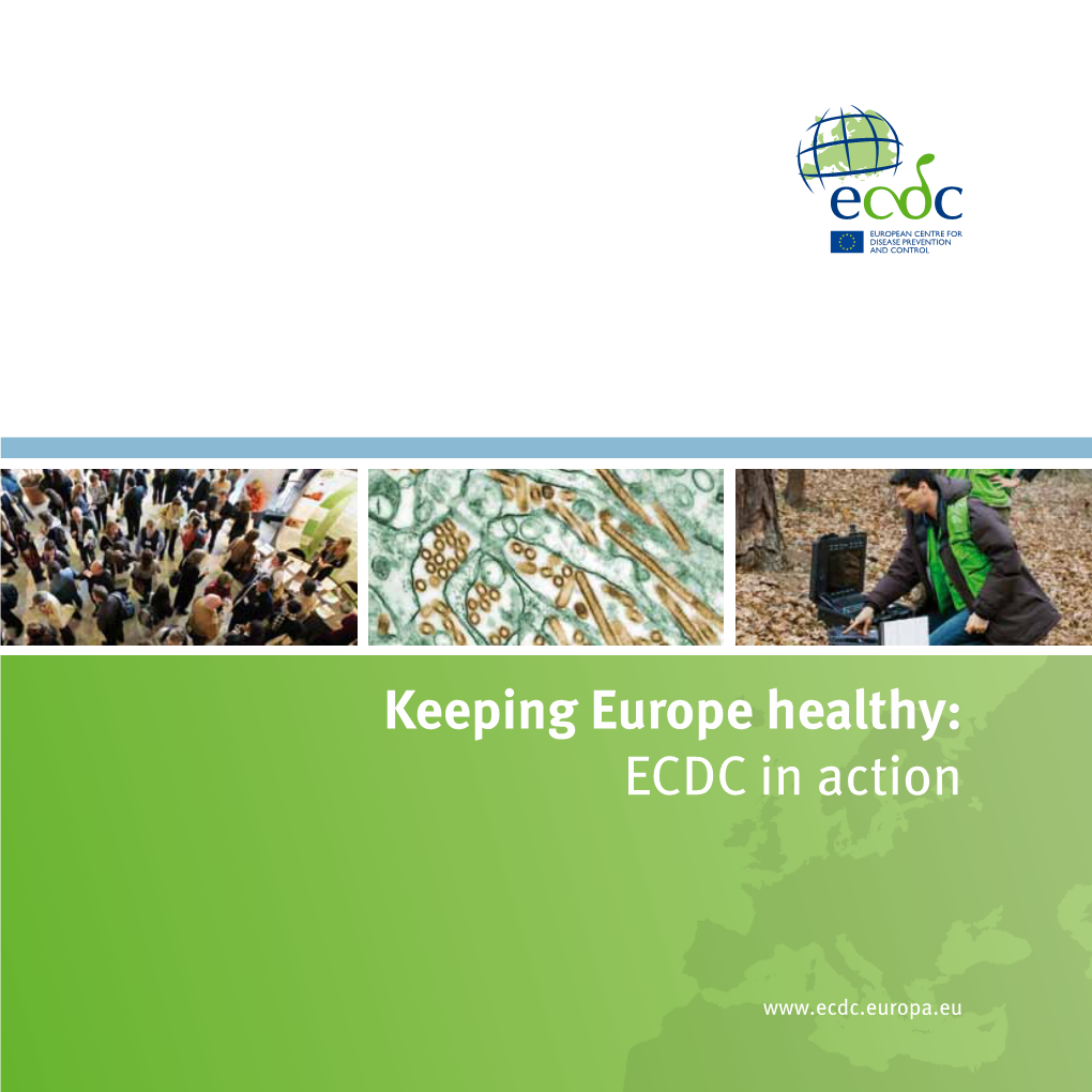 Keeping Europe Healthy: ECDC in Action