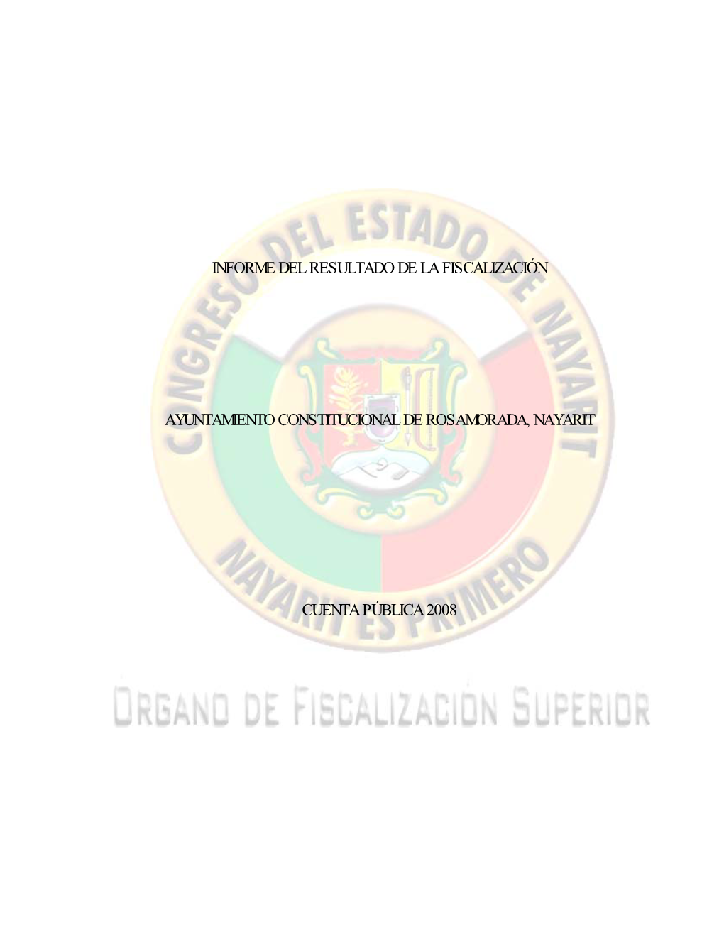 Informe Del Resultado De La Fiscalización Ayuntamiento