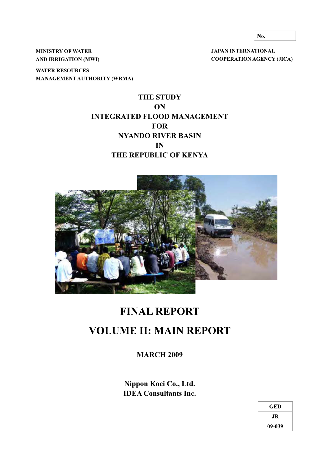 Final Report Volume Ii: Main Report