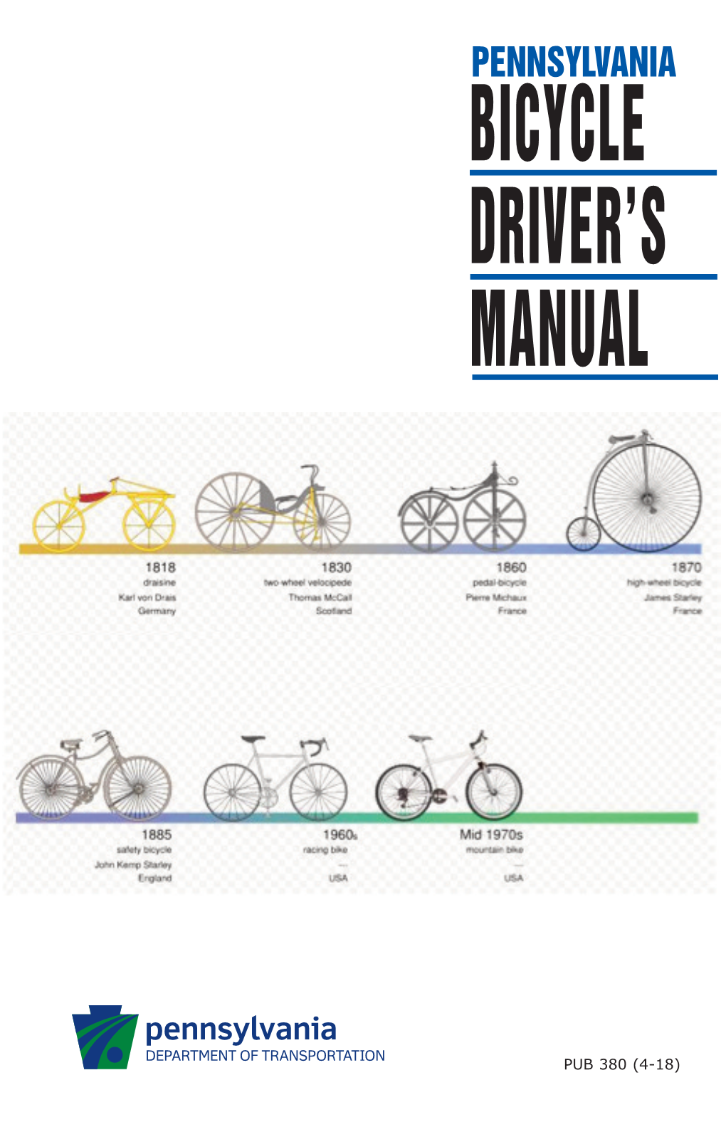 Pennsylvania Bicycle Driver's Manual Are from the Rodale Press Publication "Street Smarts,” by John S