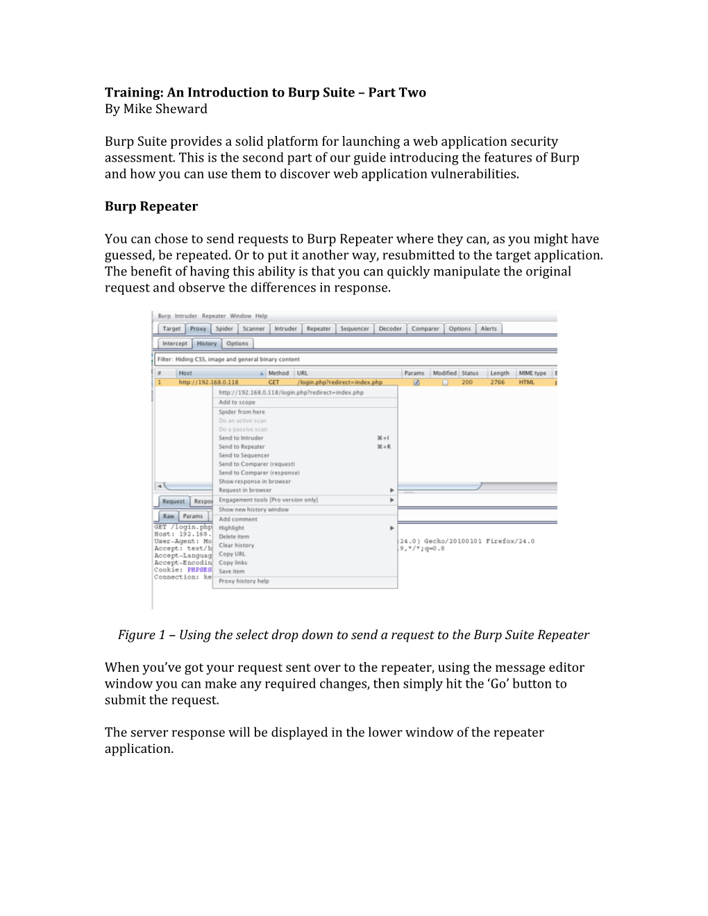 Training: an Introduction to Burp Suite Part Two