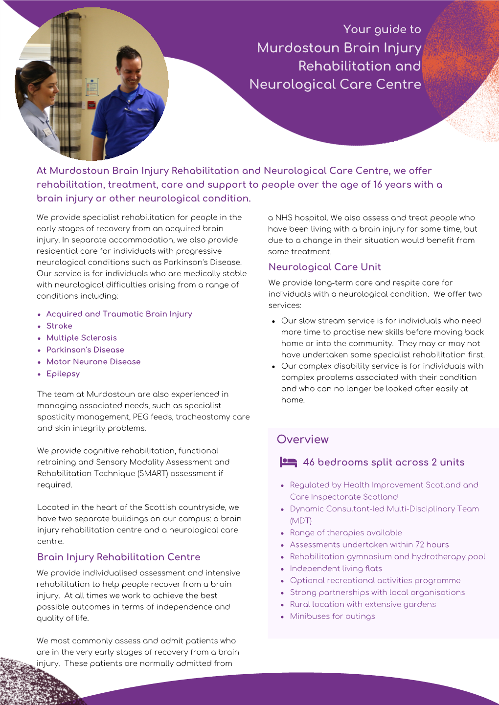 Murdostoun Brain Injury Rehabilitation and Neurological Care Centre