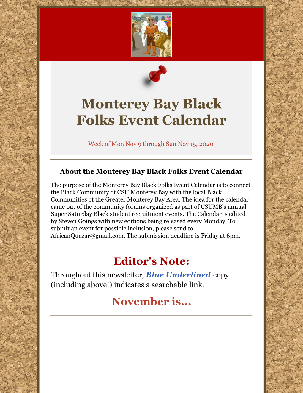 Monterey Bay Black Folks Event Calendar