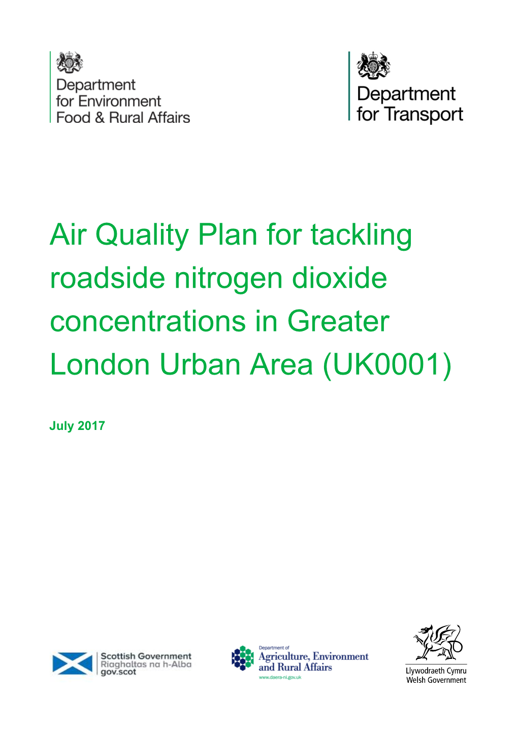 Greater London Urban Area Zone Plan