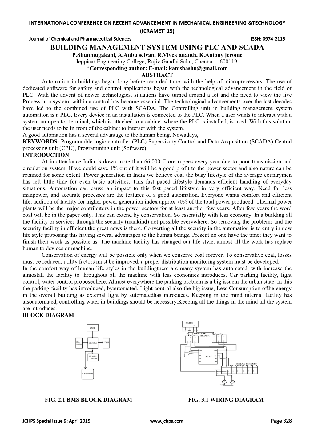 Building Management System Using Plc and Scada