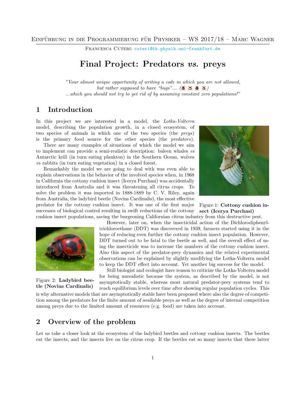 Final Project: Predators Vs. Preys