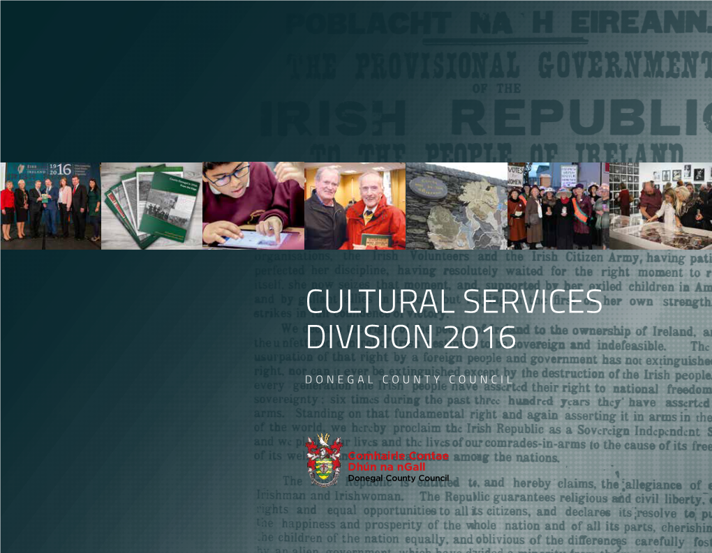 Cultural Services Division 2016