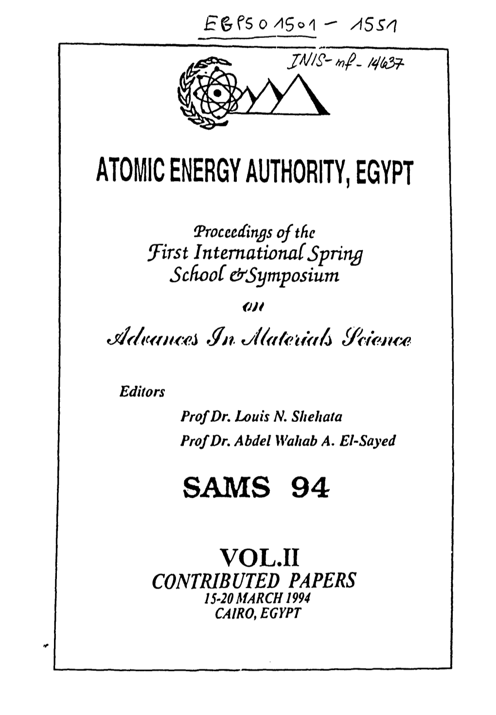 Atomic Energy Authority, Egypt
