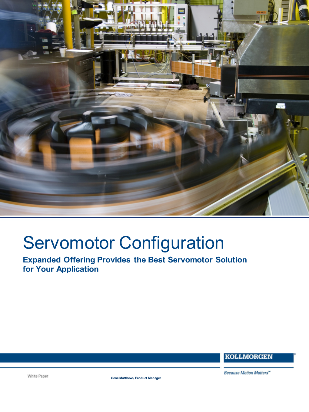 Servomotor Configuration