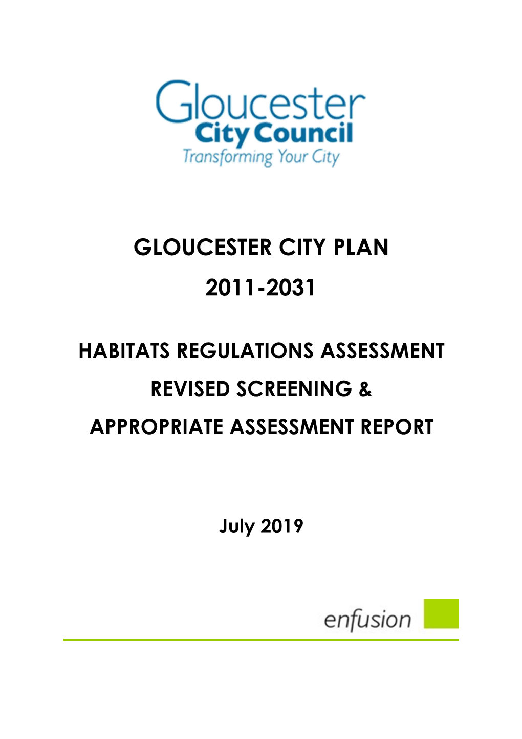 Gloucester City Plan 2011-2031