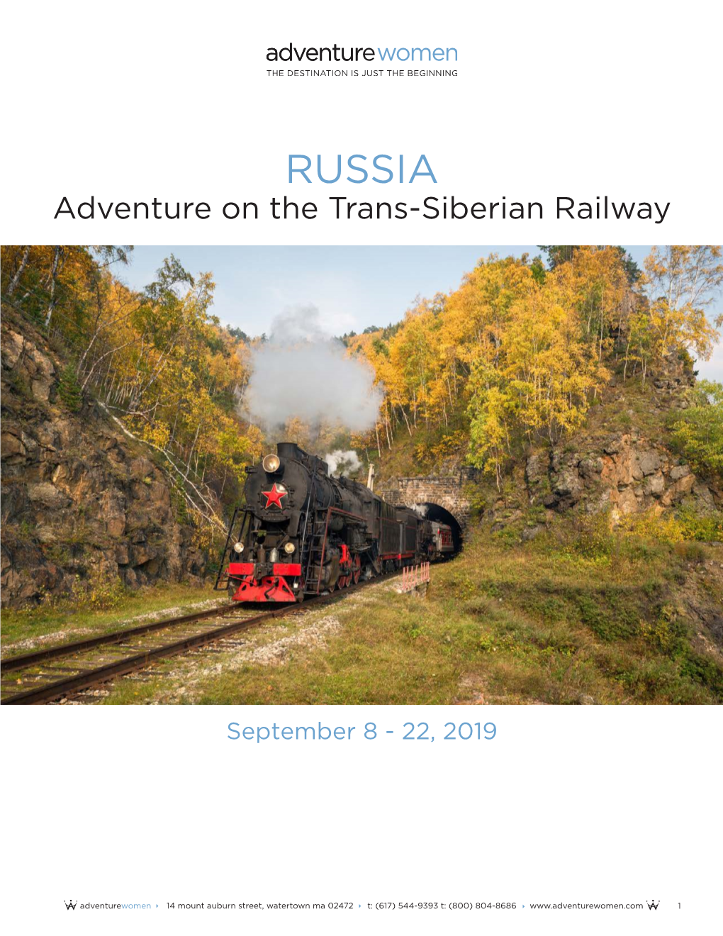 RUSSIA Adventure on the Trans-Siberian Railway