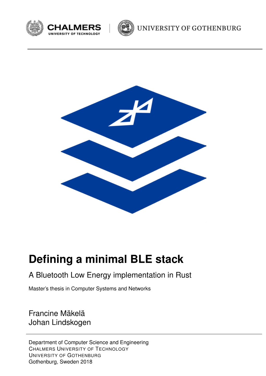 Defining a Minimal BLE Stack