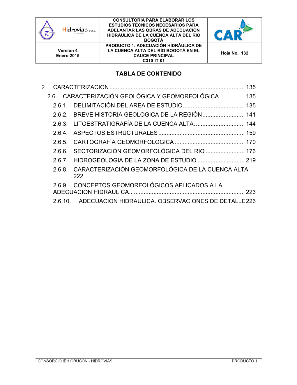 Caracterización Geológica Geomorfológica