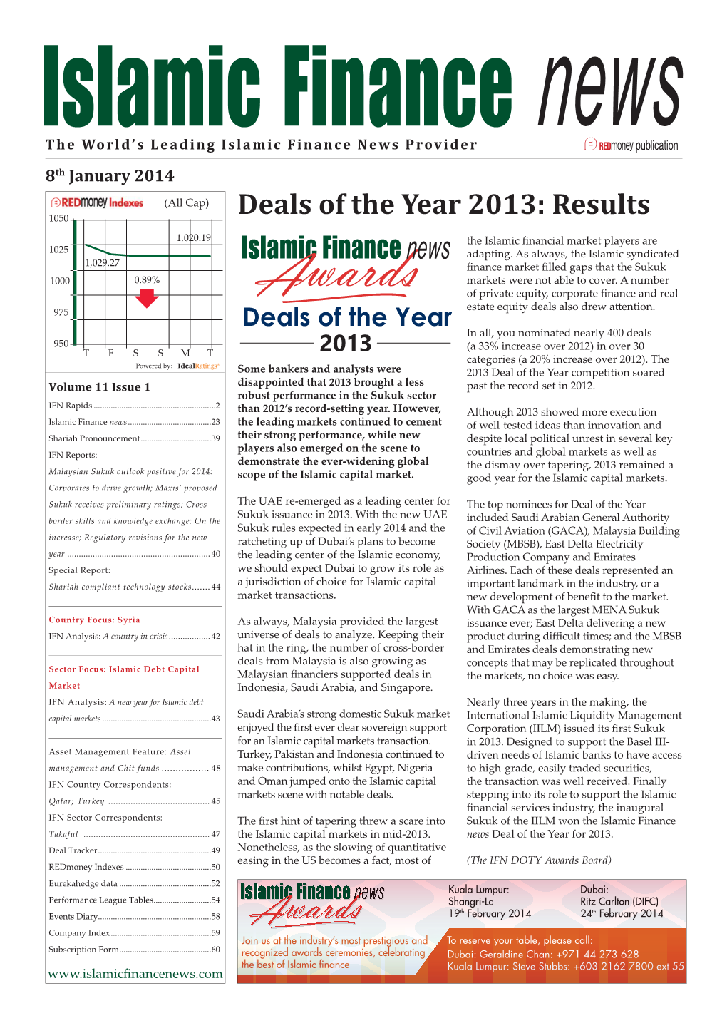 Deals of the Year 2013: Results