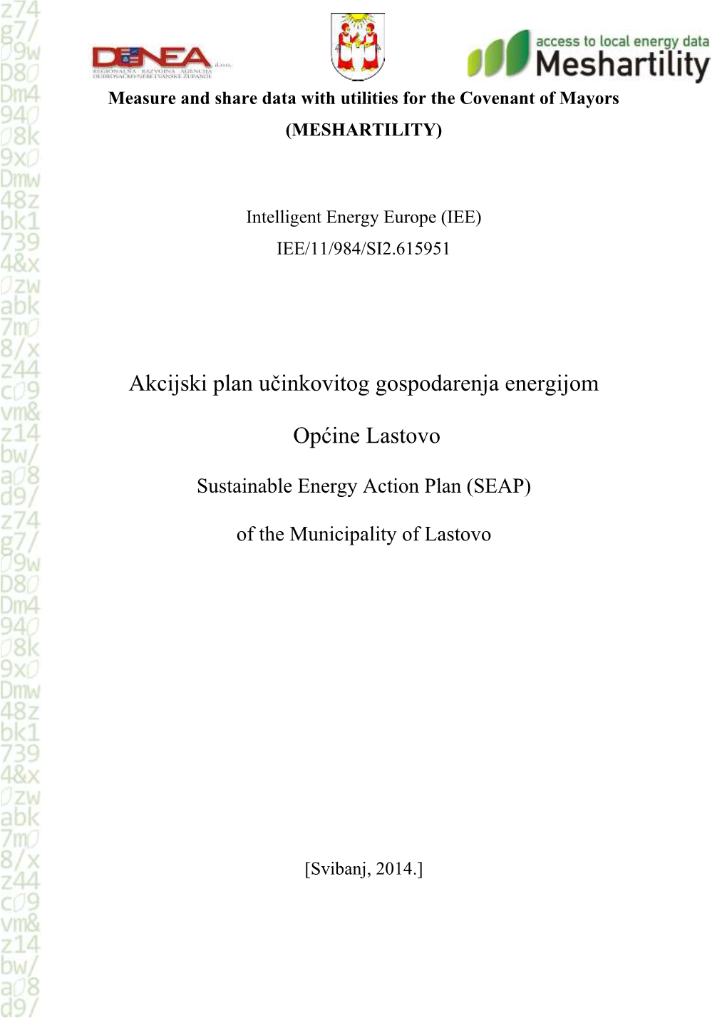 Akcijski Plan Učinkovitog Gospodarenja Energijom Općine