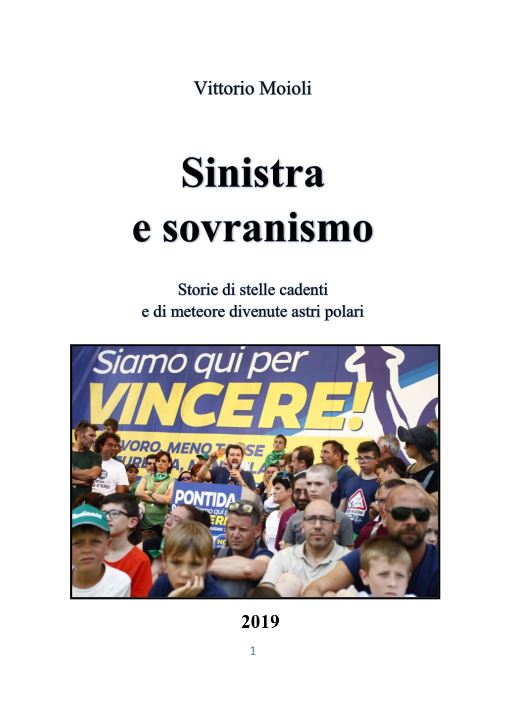 Sinistra E Sovranismo “ 243 31