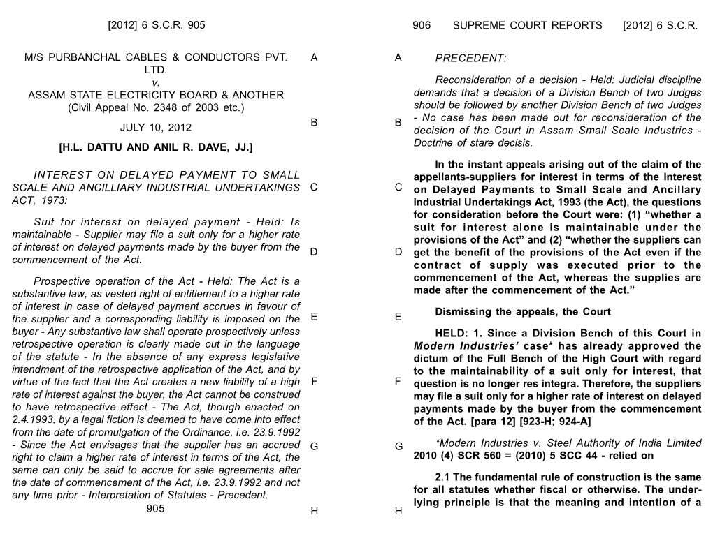 Supreme Court Reports [2012] 6 S.C.R