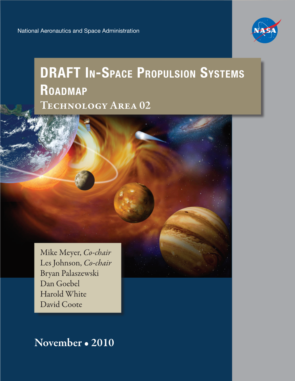 NASA In-Space Propulsion Systems Technology Area Roadmap