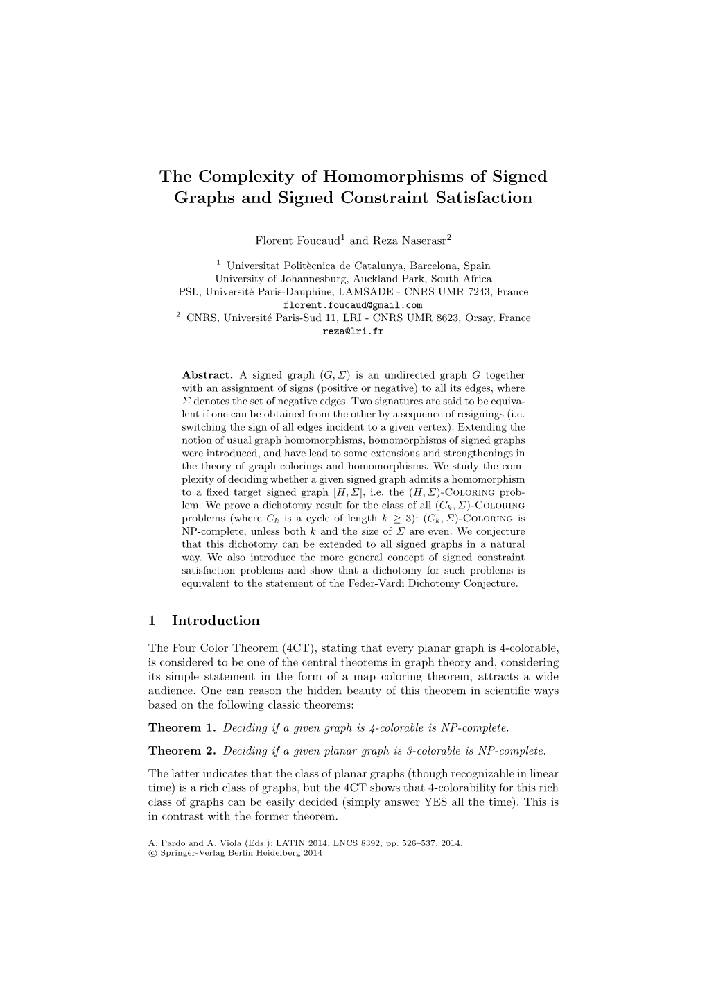 The Complexity of Homomorphisms of Signed Graphs and Signed Constraint Satisfaction