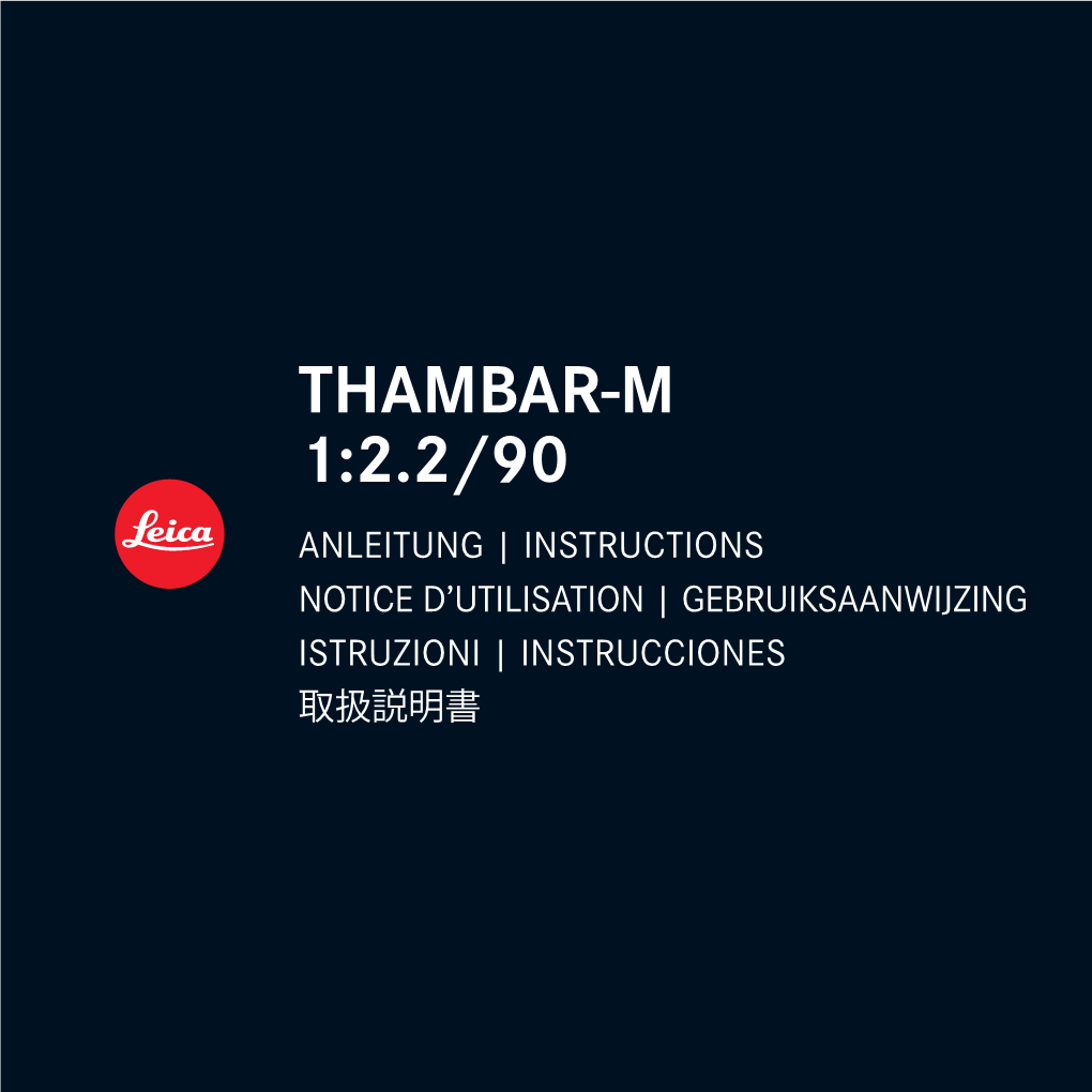 Thambar-M 1:2.2/90