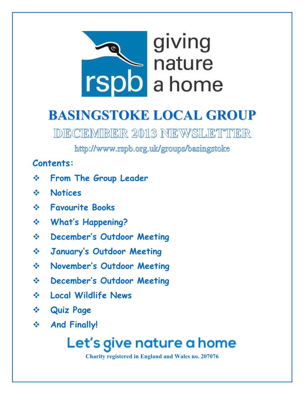 Basingstoke Local Group