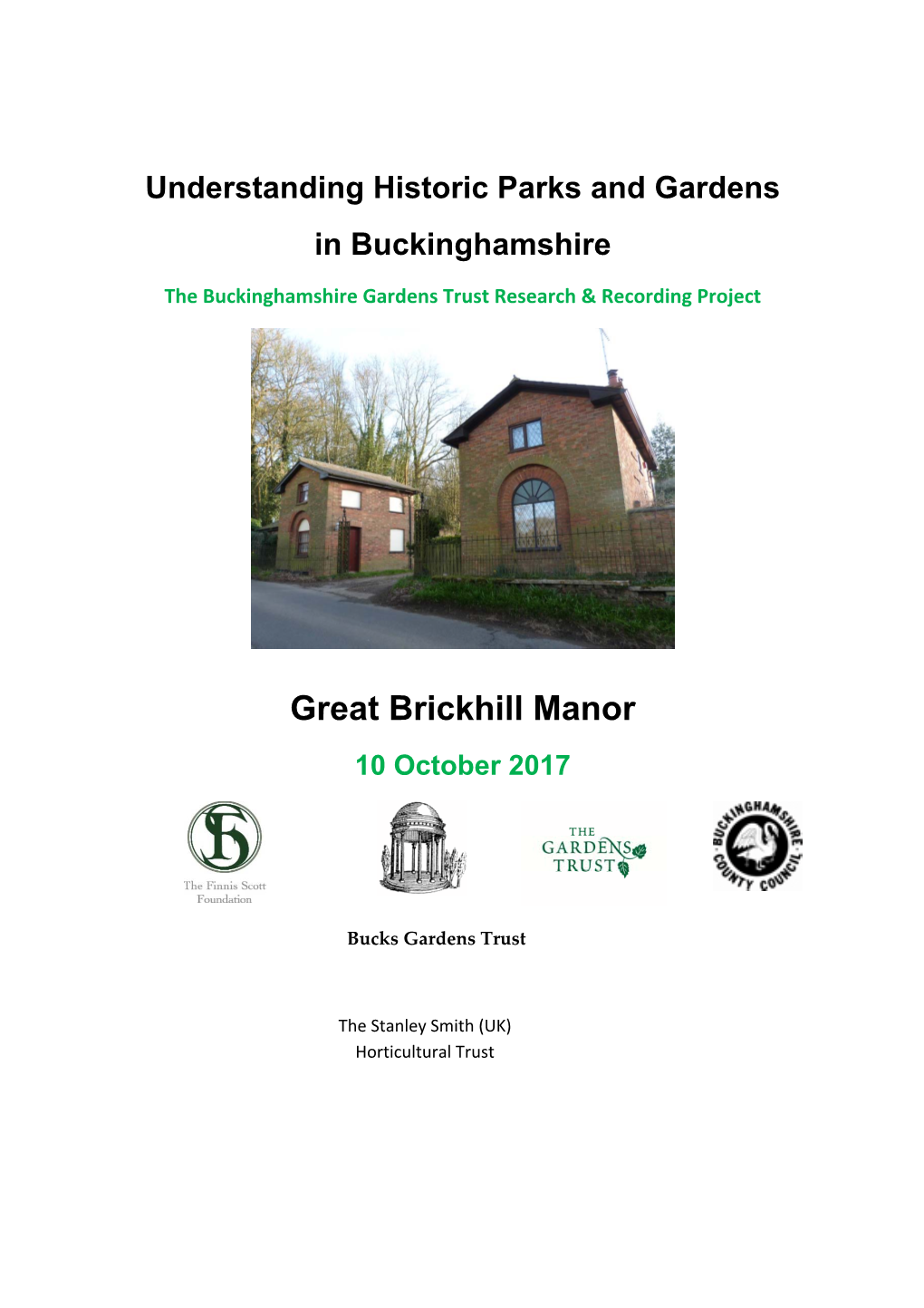 Great Brickhill Manor 10 October 2017