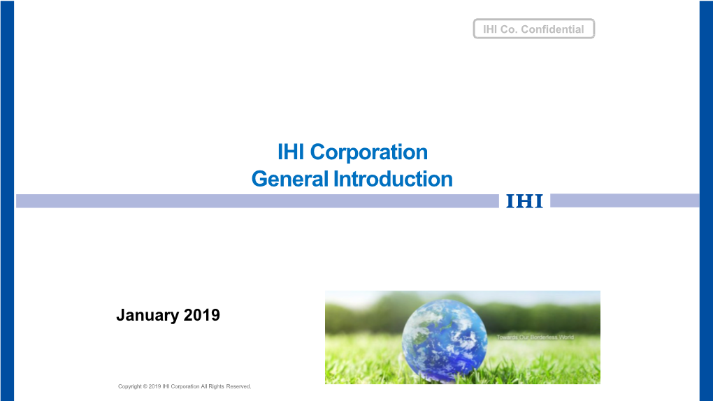 IHI Corporation General Introduction