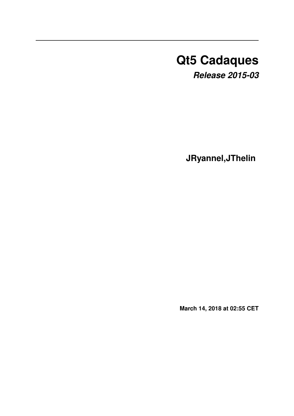 Release 2015-03 Jryannel,Jthelin