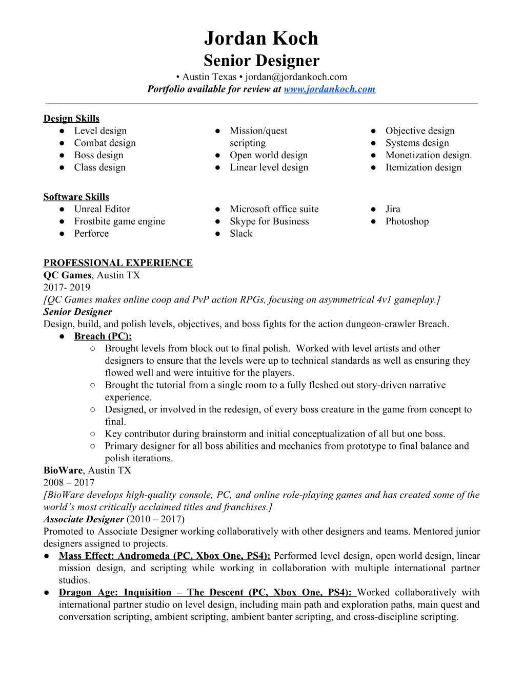 Jordan Koch's Resume.Pdf