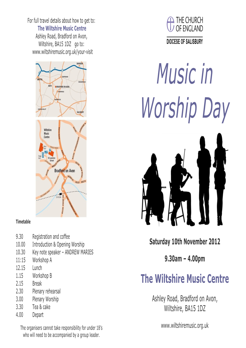 A5 Music Day Leaflet
