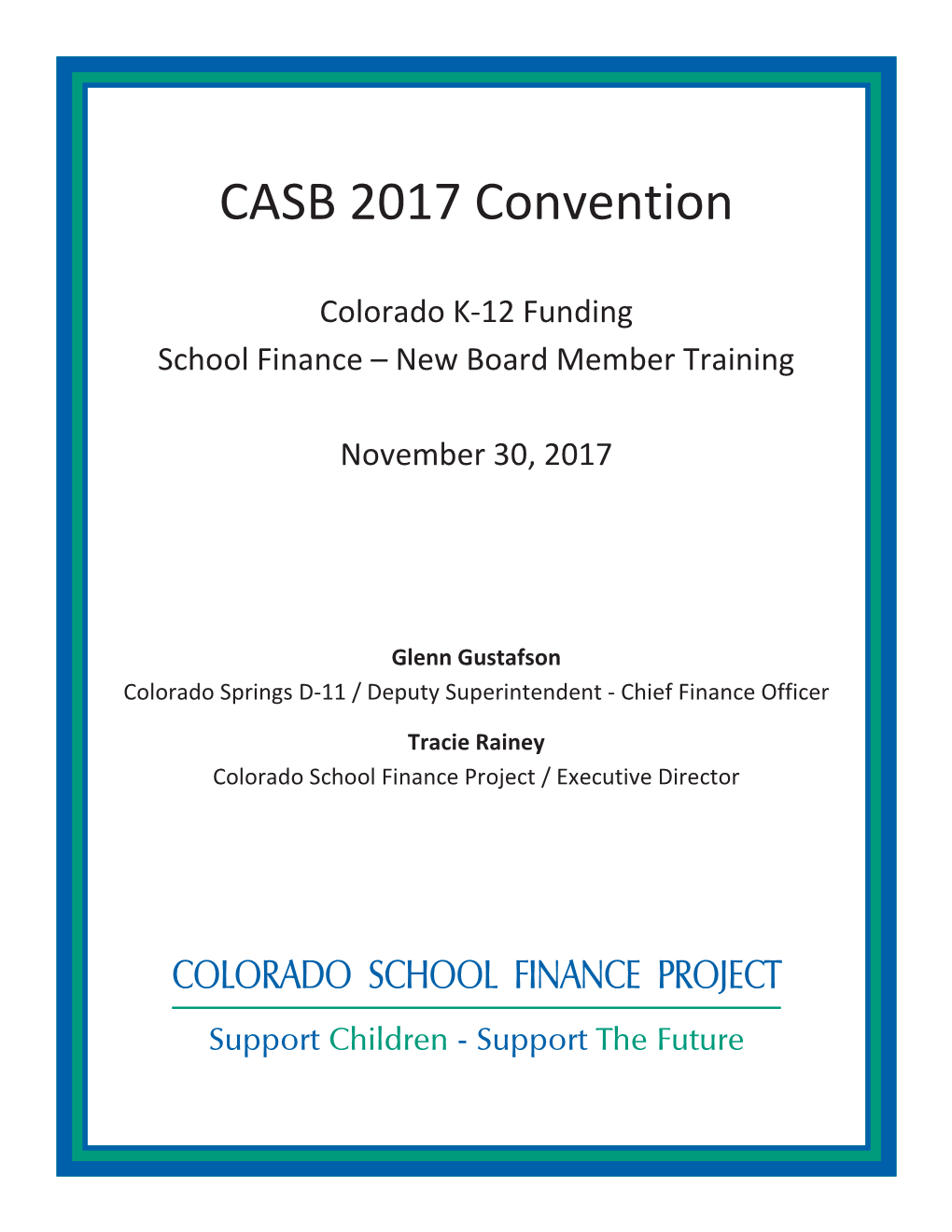 CASB 2017 Convention